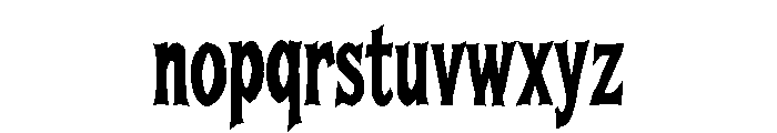 Bone Reaper Font LOWERCASE