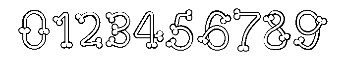 Boneliness Line Regular Font OTHER CHARS
