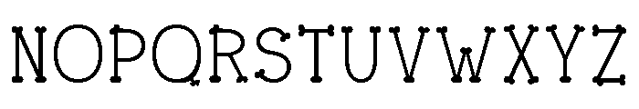 Boneplay Regular Font UPPERCASE