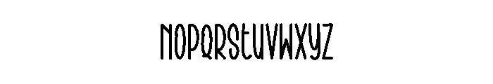 Bonethink Font UPPERCASE