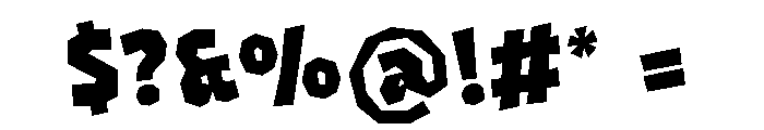 Bonfira Oblique Font OTHER CHARS