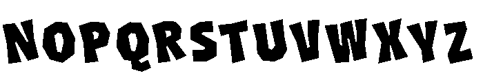 Bonfira Oblique Font UPPERCASE
