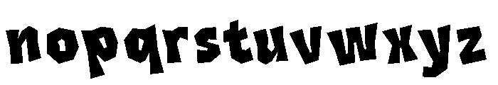 Bonfira Oblique Font LOWERCASE