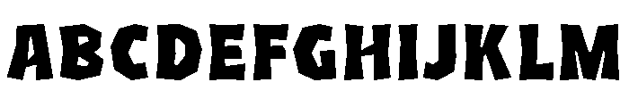 Bonfira Regular Font UPPERCASE