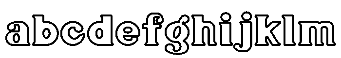 Bongo Blah Blah Outline FONT