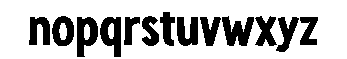 Bongo Burst Font LOWERCASE