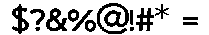 Bongo Font OTHER CHARS