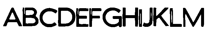 Bongo Font UPPERCASE