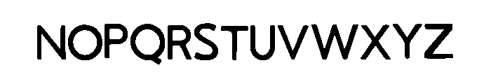 Bongo Font LOWERCASE
