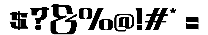Bongseon Regular Font OTHER CHARS