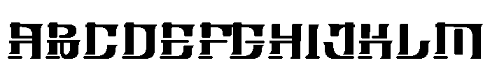 Bongseon Regular Font UPPERCASE