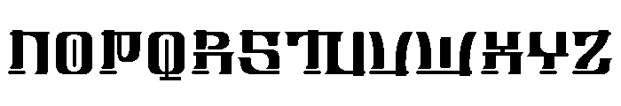 Bongseon Regular Font UPPERCASE