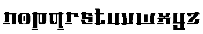 Bongseon Regular Font LOWERCASE