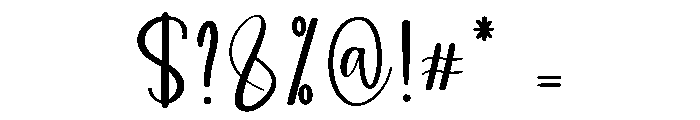 Bonita Beauty Font OTHER CHARS