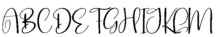 Bonita Beauty Font UPPERCASE