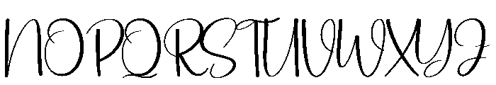 Bonita Beauty Font UPPERCASE