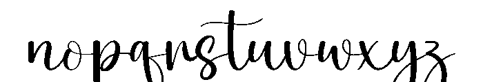 Bonita Beauty Font LOWERCASE
