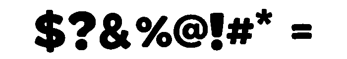 Bonkhouse Font OTHER CHARS