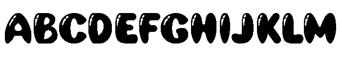Bonny Bubble Regular Font UPPERCASE