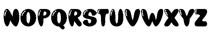 Bonny Bubble Regular Font UPPERCASE