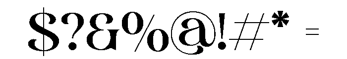 Bonrage Regular Font OTHER CHARS