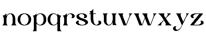 Bonrage Regular Font LOWERCASE