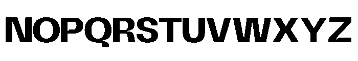 Bonston Display Font UPPERCASE