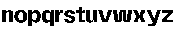 Bonston Display Font LOWERCASE