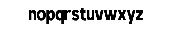 Bonta-Regular Font LOWERCASE