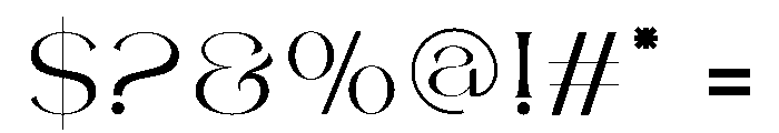 Bonuko Font OTHER CHARS
