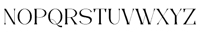 Bonuko Font UPPERCASE
