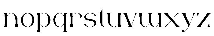 Bonuko Font LOWERCASE