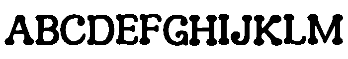 Bony_eared_Shadow Font UPPERCASE