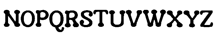 Bony_eared_Shadow Font UPPERCASE