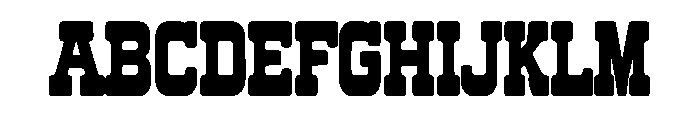 Bonzara Font UPPERCASE