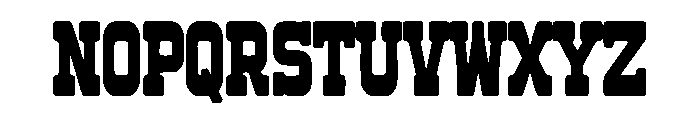 Bonzara Font UPPERCASE