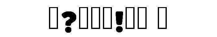 Boobite Regular Font OTHER CHARS