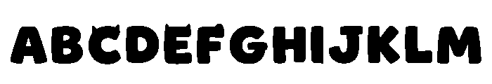 Boobite Regular Font UPPERCASE