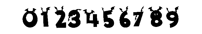 Boodle Bat Black Font OTHER CHARS