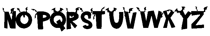 Boodle Bat Black Font UPPERCASE