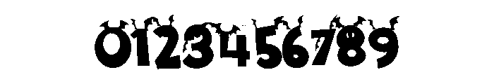 Boodle Bat Font OTHER CHARS