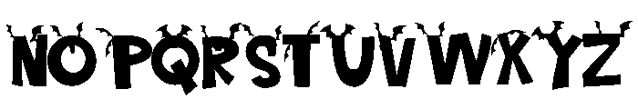 Boodle Bat Font UPPERCASE