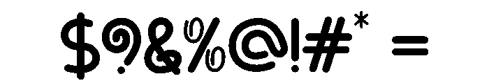 Boogie Lines Font OTHER CHARS