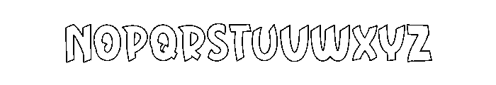 Book Black Font LOWERCASE