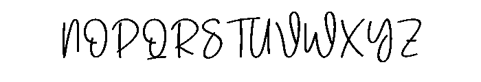 Book Calligraphy Font UPPERCASE