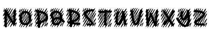 Book Draws Font LOWERCASE