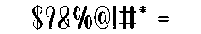 Book Farmhouse Font OTHER CHARS