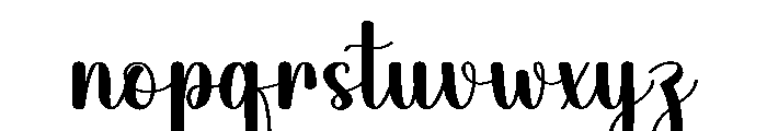 Book Farmhouse Font LOWERCASE