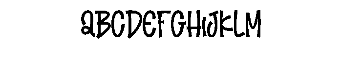 Book Handmade1 Font UPPERCASE