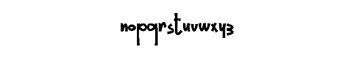 Book Handmade1 Font LOWERCASE
